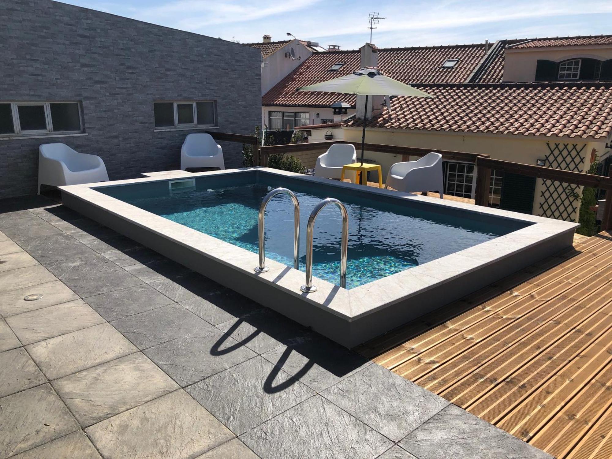 Sun House III - Near Sintra - Kitchen - Pool Apartment Mem Martins Bagian luar foto