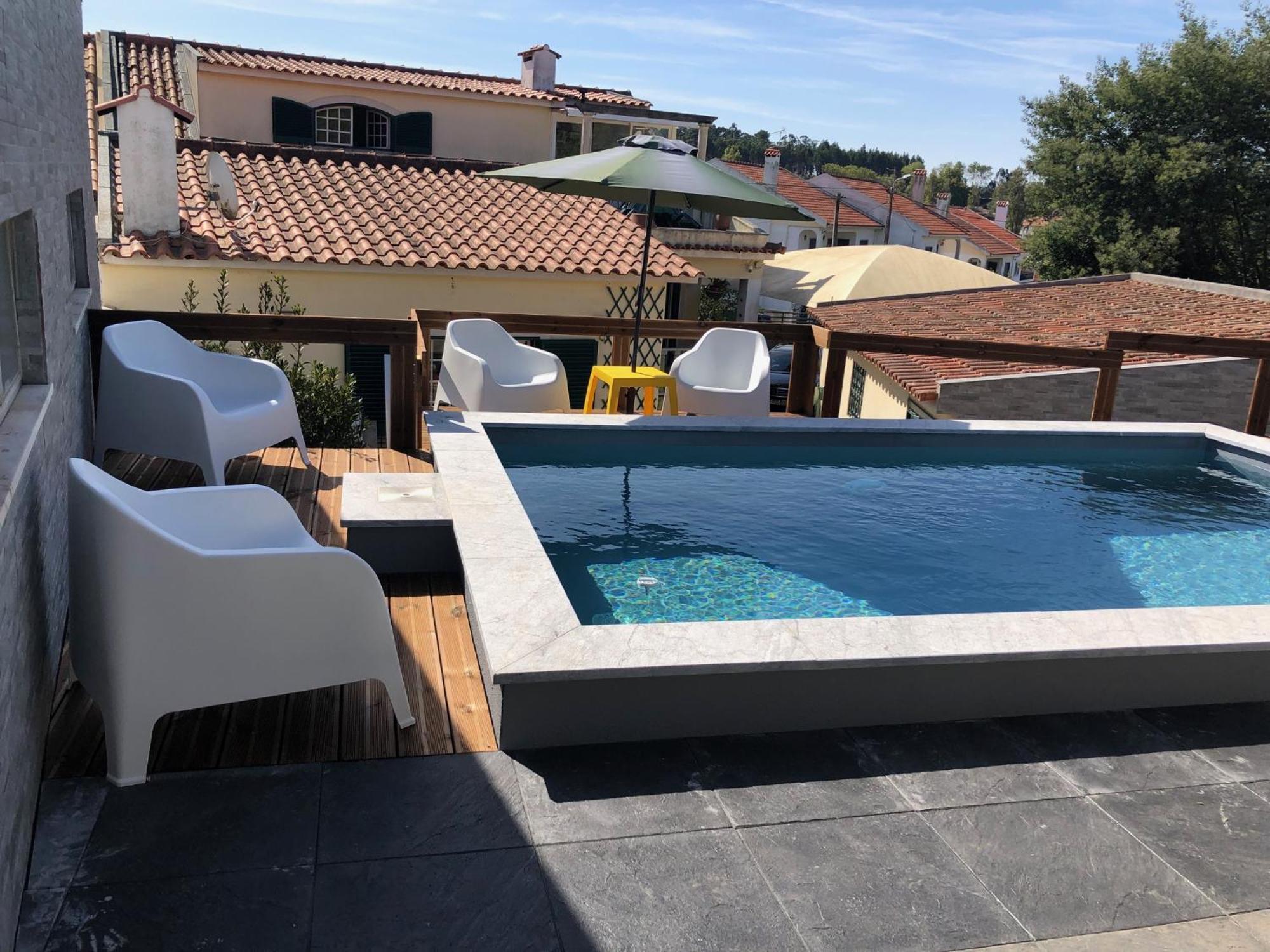 Sun House III - Near Sintra - Kitchen - Pool Apartment Mem Martins Bagian luar foto